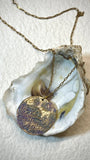 Hand Painted Bronze Practical Magic House Coin