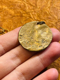 Bronze Mystery Mermaid Coin Necklace
