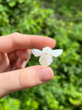 Medium Mother of Pearl Bee Pendant