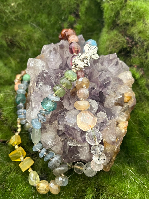 ‘Stained Glass’ Gemstone Treasure Necklace