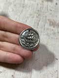 Adventures at Sea— Pewter coin pendant