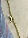 Drifting on the Baltic Sea-- Amber Thread Necklace
