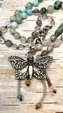 The Butterfly Fairy’s Rainbow Mala Style Necklace