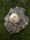 Bronze Forest Bear Pendant