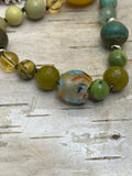 Rainbow Gemstone Necklace (B11)