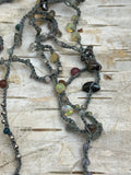 Crochet Gemstone Necklace (A6)