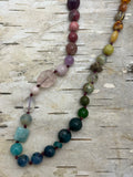 Rainbow Gemstone Necklace (B6)