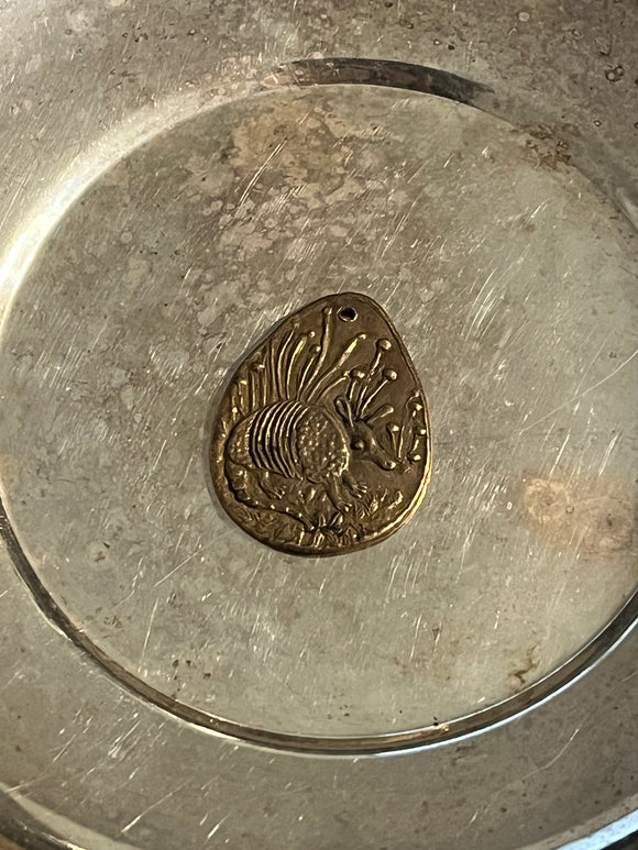 Armadillo Drop Bronze Coin