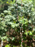 "I Still See the Stars at Dawn" Gemstone Thread Necklace-- Cynthia Thornton