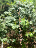"I Still See the Stars at Dawn" Gemstone Thread Necklace-- Cynthia Thornton