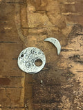 Pewter Moon Toggle Clasp