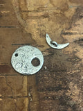 Pewter Moon Toggle Clasp