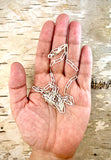 STERLING SILVER PAPERCLIP CHAIN