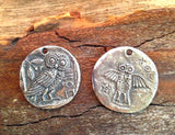 256-Green Girl Studios Owl Coin
