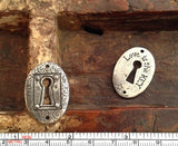 441-Green Girl Studios Keyhole Coin