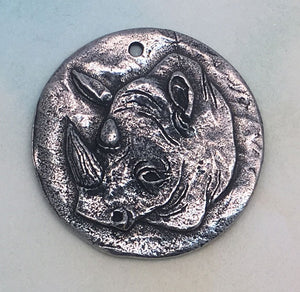 510-Green Girl Studios Rhino Coin