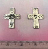 598-Green Girl Studios Bezel Cross