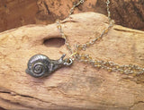 449-Green Girl Studios Snail Dangle