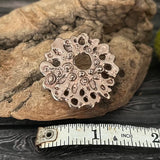 Lichen Pendant Connector in Bronze