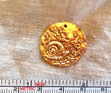 Small Bronze Snail Garden Coin