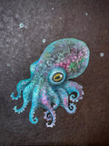 Rainbow Octopus Original Painting