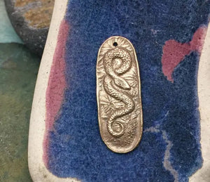 Mystical Snake Coin Pendant