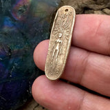 Bronze Magic Mandrake Coin Pendant