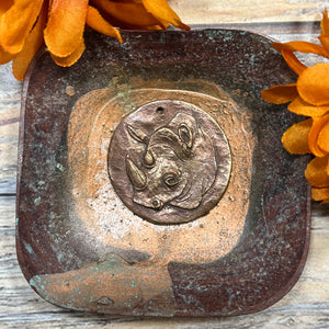 Bronze Rhino Coin