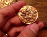 Bronze Bumble Bee Coin