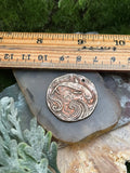 Bronze Dolphin Coin Pendant