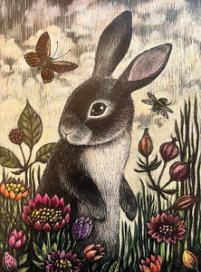 Garden Rabbit Print